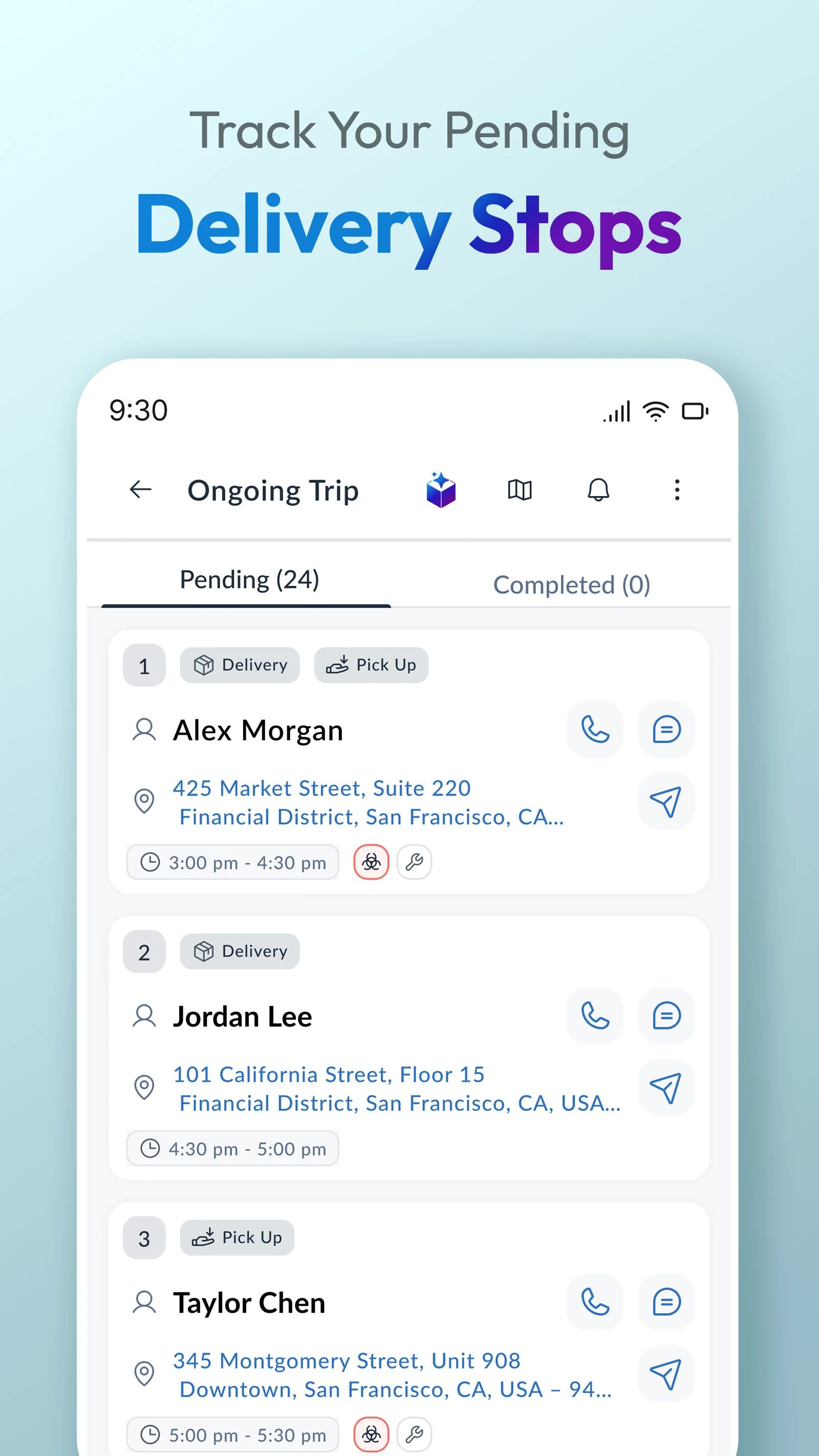 FarEye Pilot screenshot